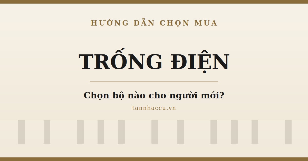 Cách Chọn Trống Điện Cho Người Mới