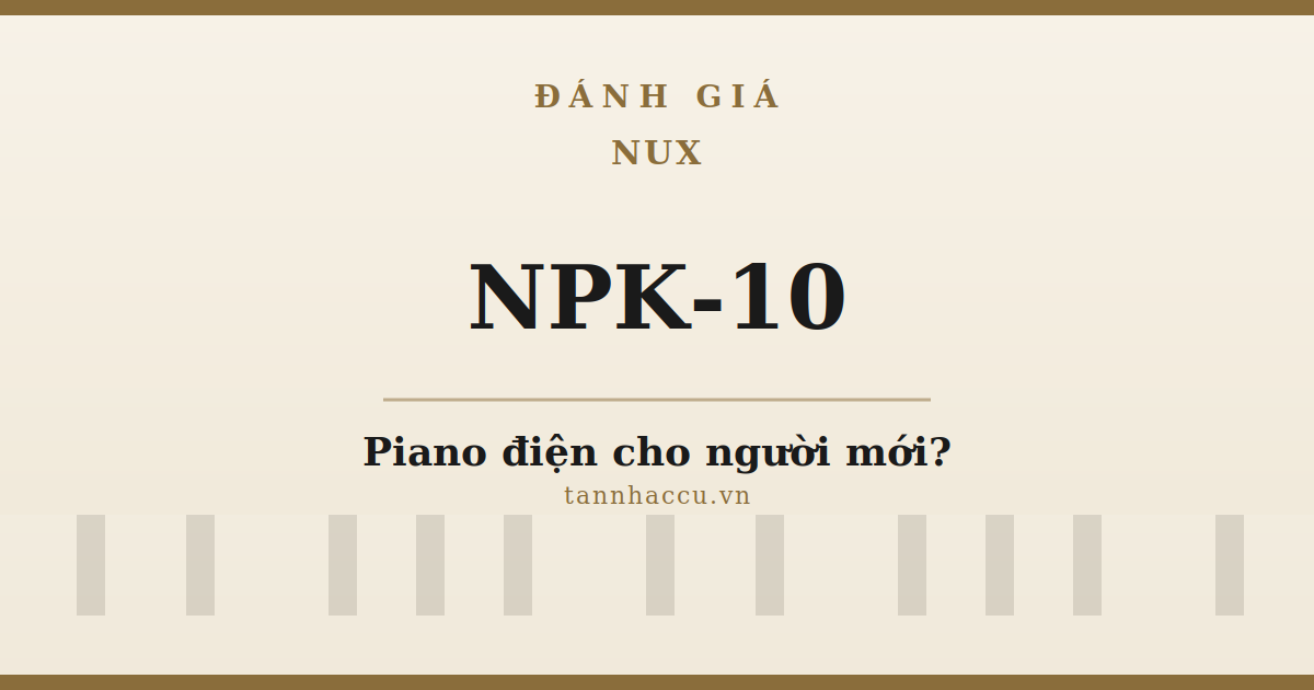 Review Piano Nux NPK10
