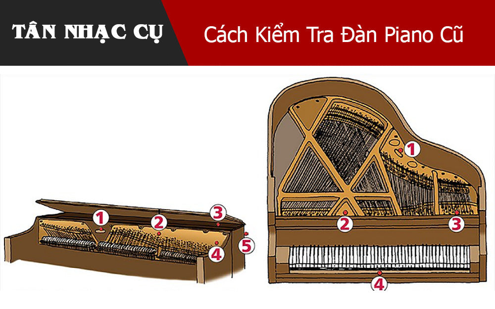 Cách Kiểm Tra Đàn Piano Cũ Trước Khi Mua