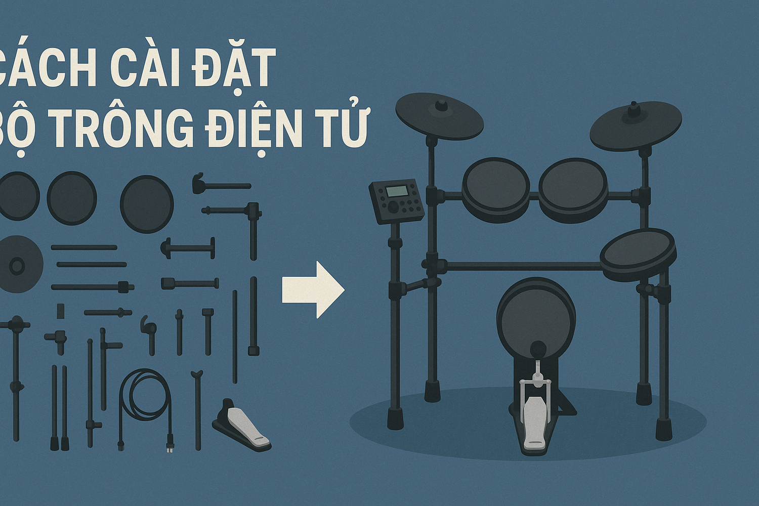 Cách Cài Đặt Trống Điện 