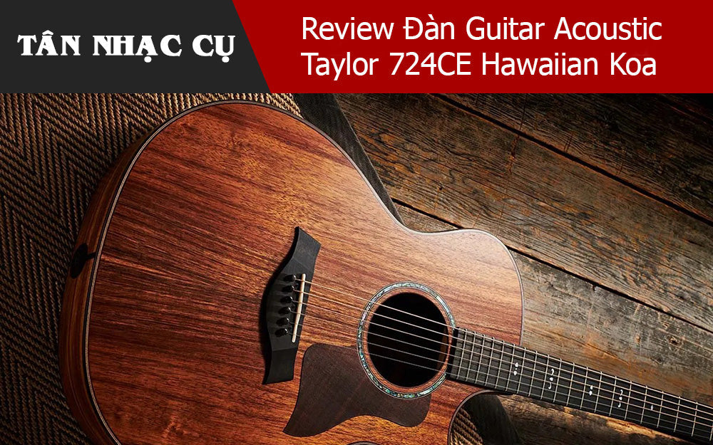 Review Đàn Guitar Acoustic Taylor 724CE Hawaiian Koa