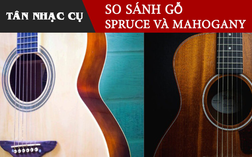 uitar Acoustic Làm Từ Gỗ Spruce Với Gỗ Magohany