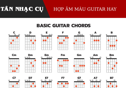 Hợp Âm Màu Hay Nhất Trong Guitar