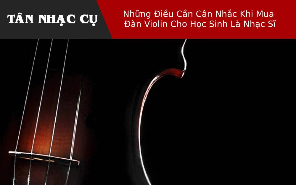 Những Điều Cần Cân Nhắc Khi Mua Đàn Violin Cho Học Sinh Là Nhạc Sĩ