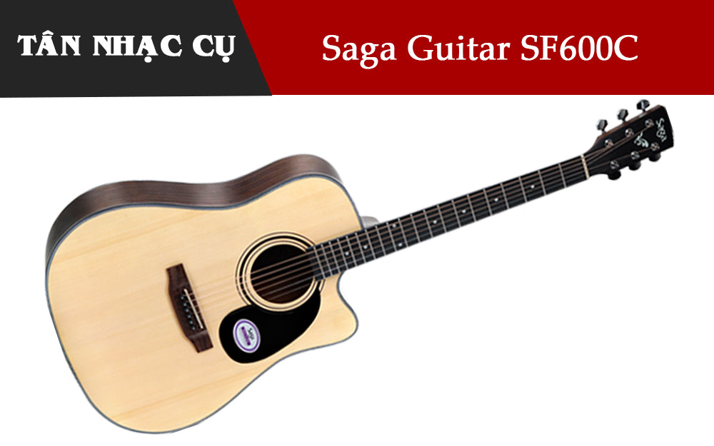 Review Đàn Guitar Saga SF600C