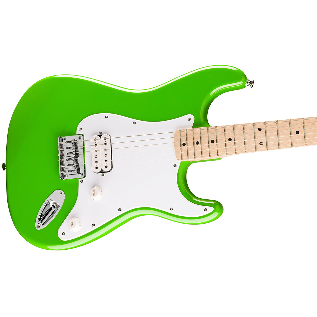 Đàn Guitar Điện Squier Limited Edition Sonic Stratocaster HT H, Maple Fingerboard, Lime Green, #0373302535