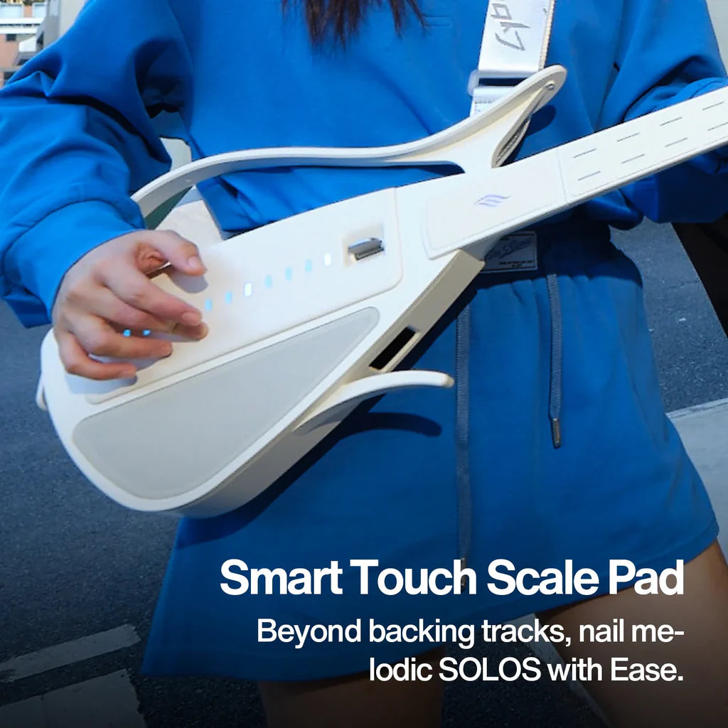 Đàn Guitar Enya Cyber G Stringless Pick Module, White