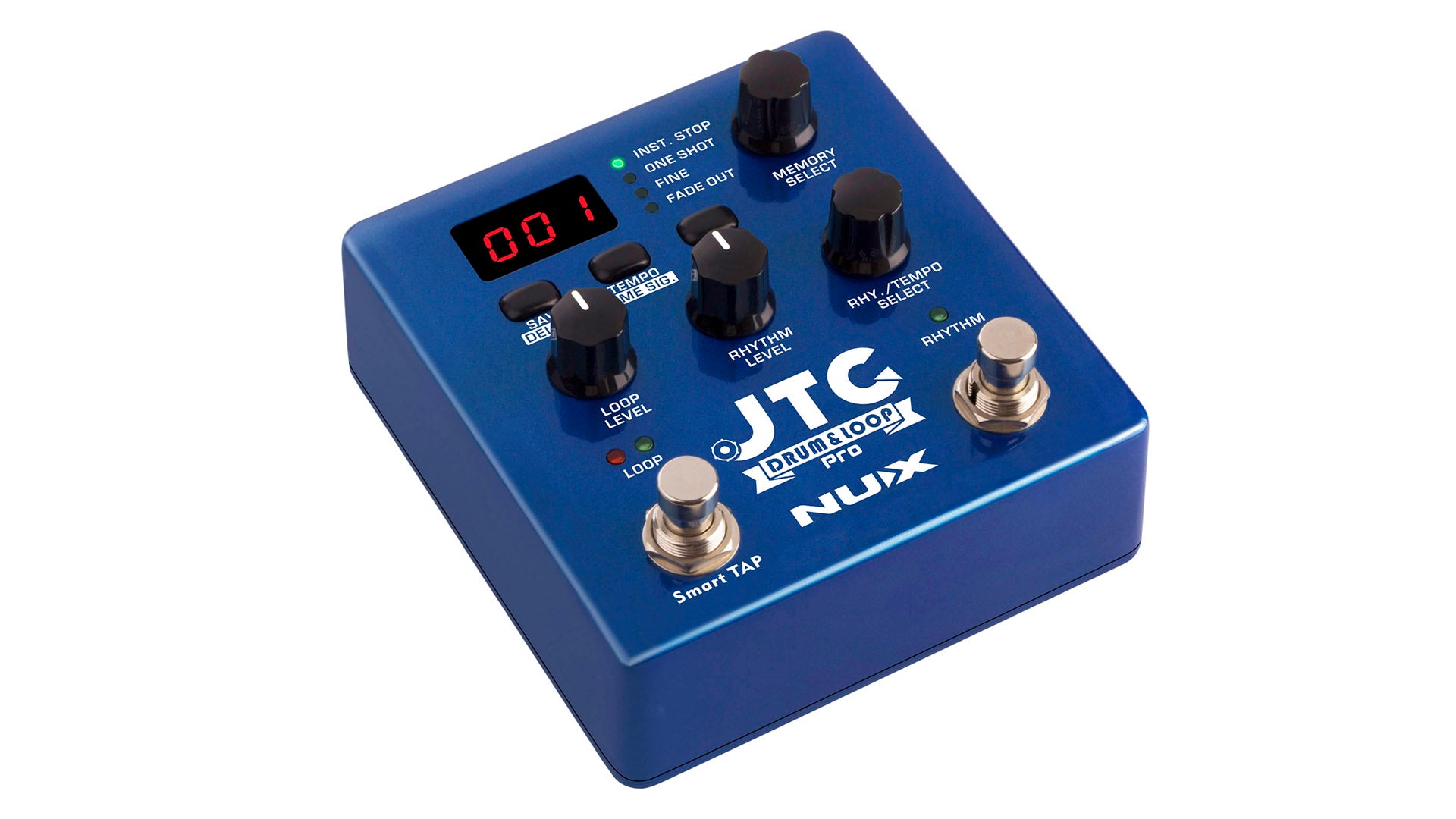 Pedal Guitar Nux JTC Drum & Loop Pro NDL5, Dual Switch Looper Pedal