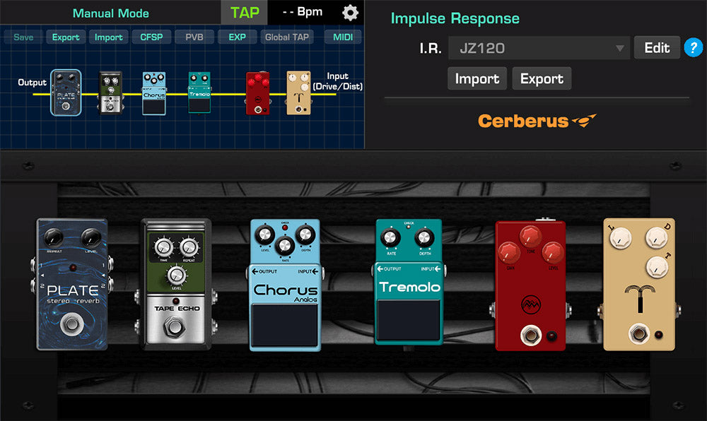 Pedal Guitar Nux Cerberus NME3 Multi Effect