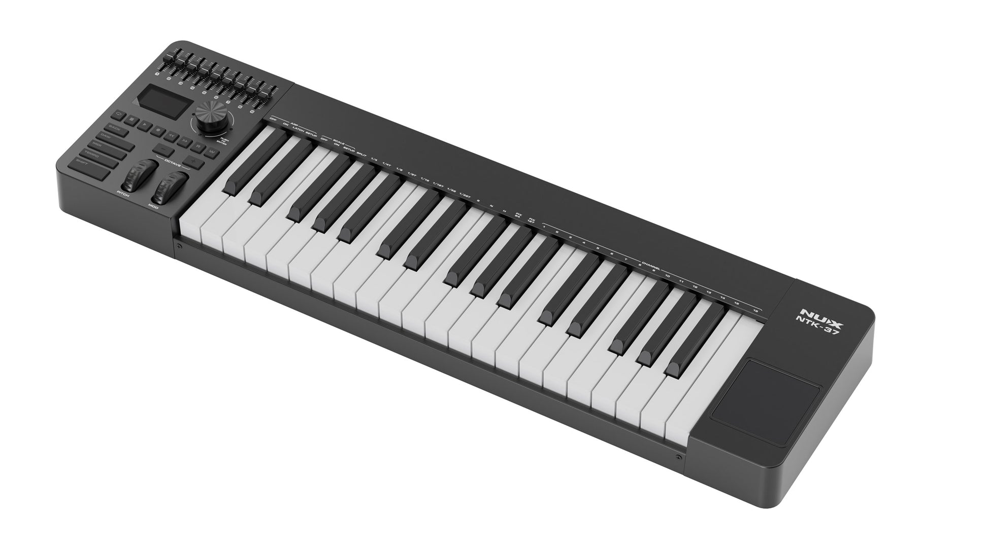MIDI Keyboard Controller Nux NTK37, Black