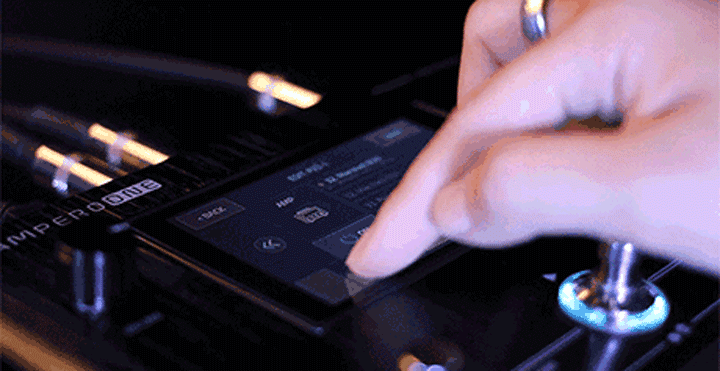 Pedal Guitar Hotone Ampero One MP80 Amp Modeler and Effects Processor