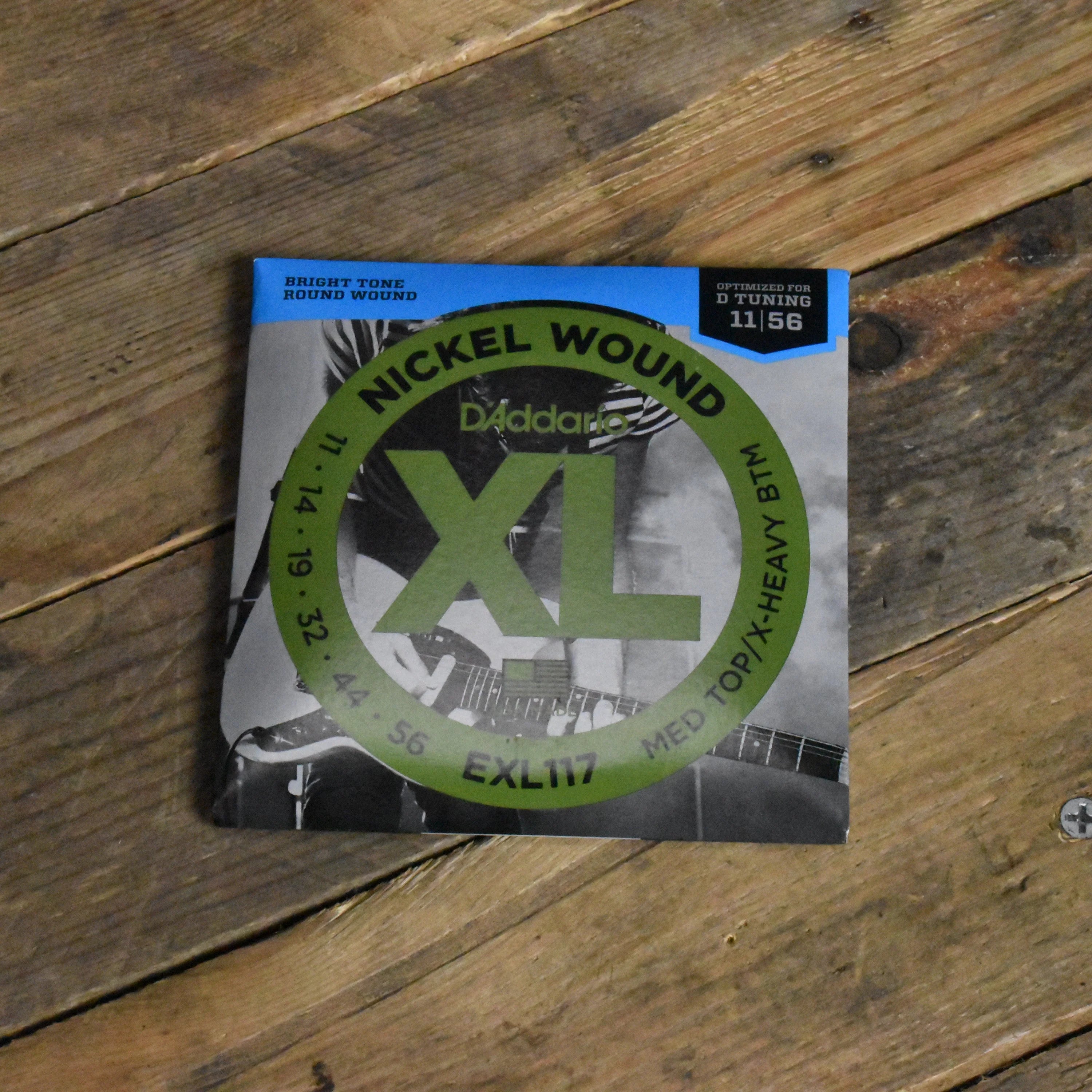 Dây Đàn Guitar Điện D'Addario EXL117 11-56 XL Nickel Wound