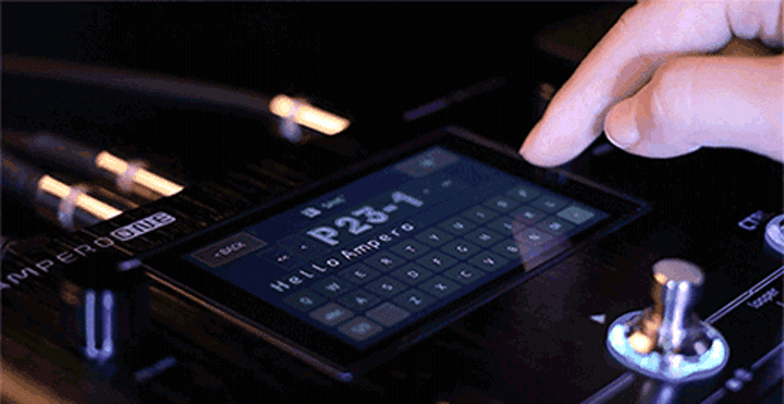 Pedal Guitar Hotone Ampero One MP80 Amp Modeler and Effects Processor