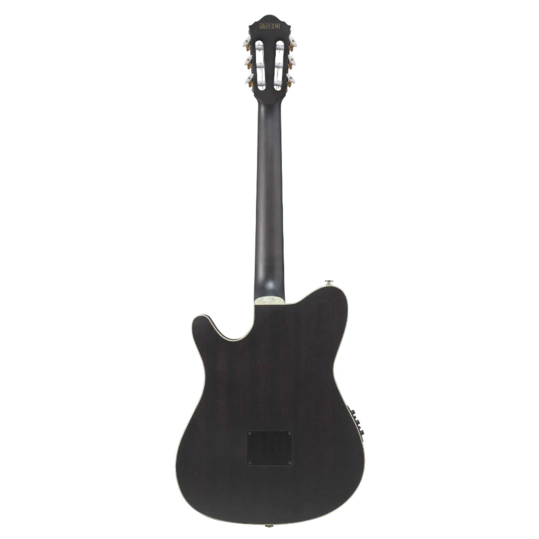 Đàn Guitar Classic Ibanez TOD10N-TKF Tim Henson Signature Nylon String Guitar, Transparent Black Flat