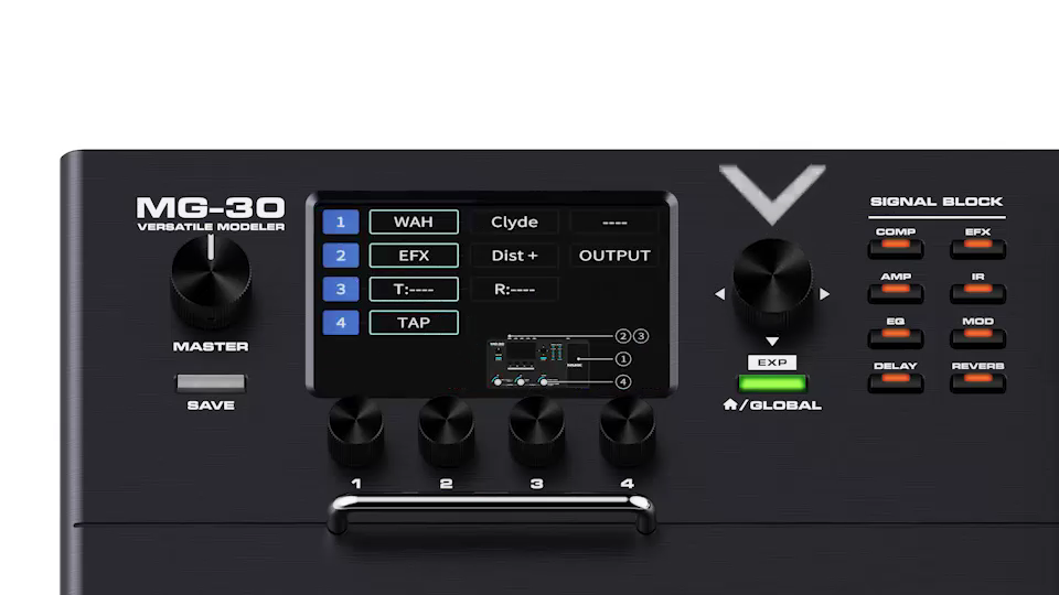 Pedal Guitar Nux MG30