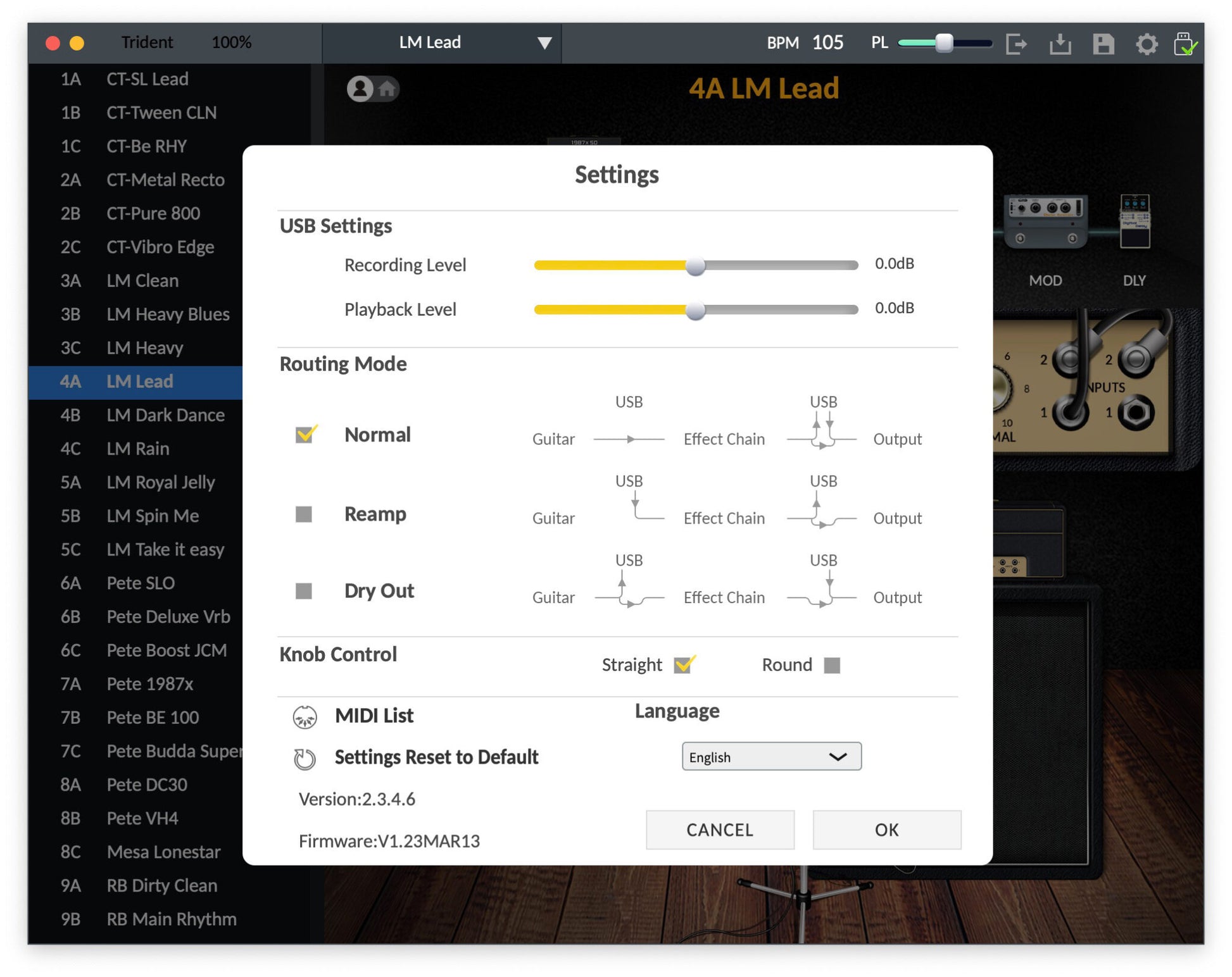 Pedal Guitar Nux Trident NME5 Multi Effect