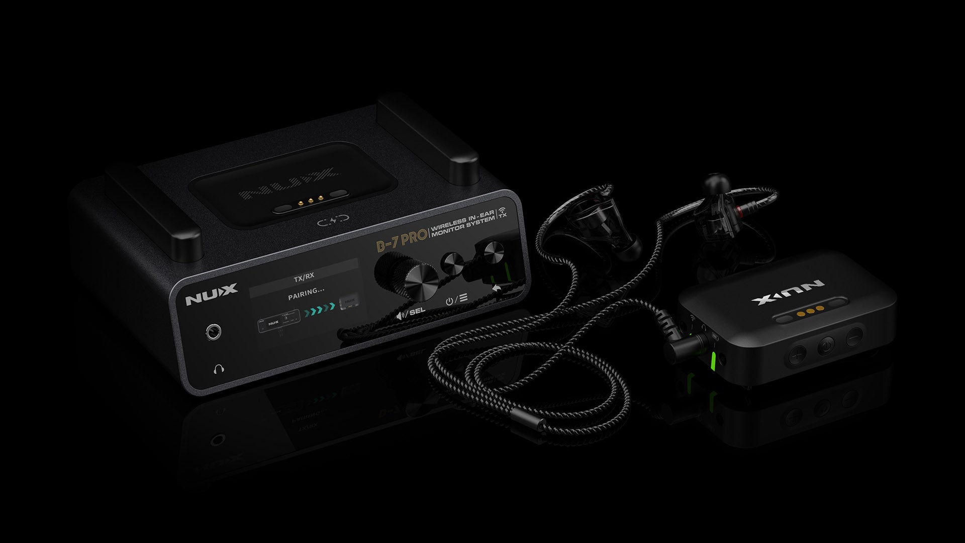 Bộ Thu Phát Tín Hiệu Không Dây In Ear Monitor Wireless System Nux B7 Pro