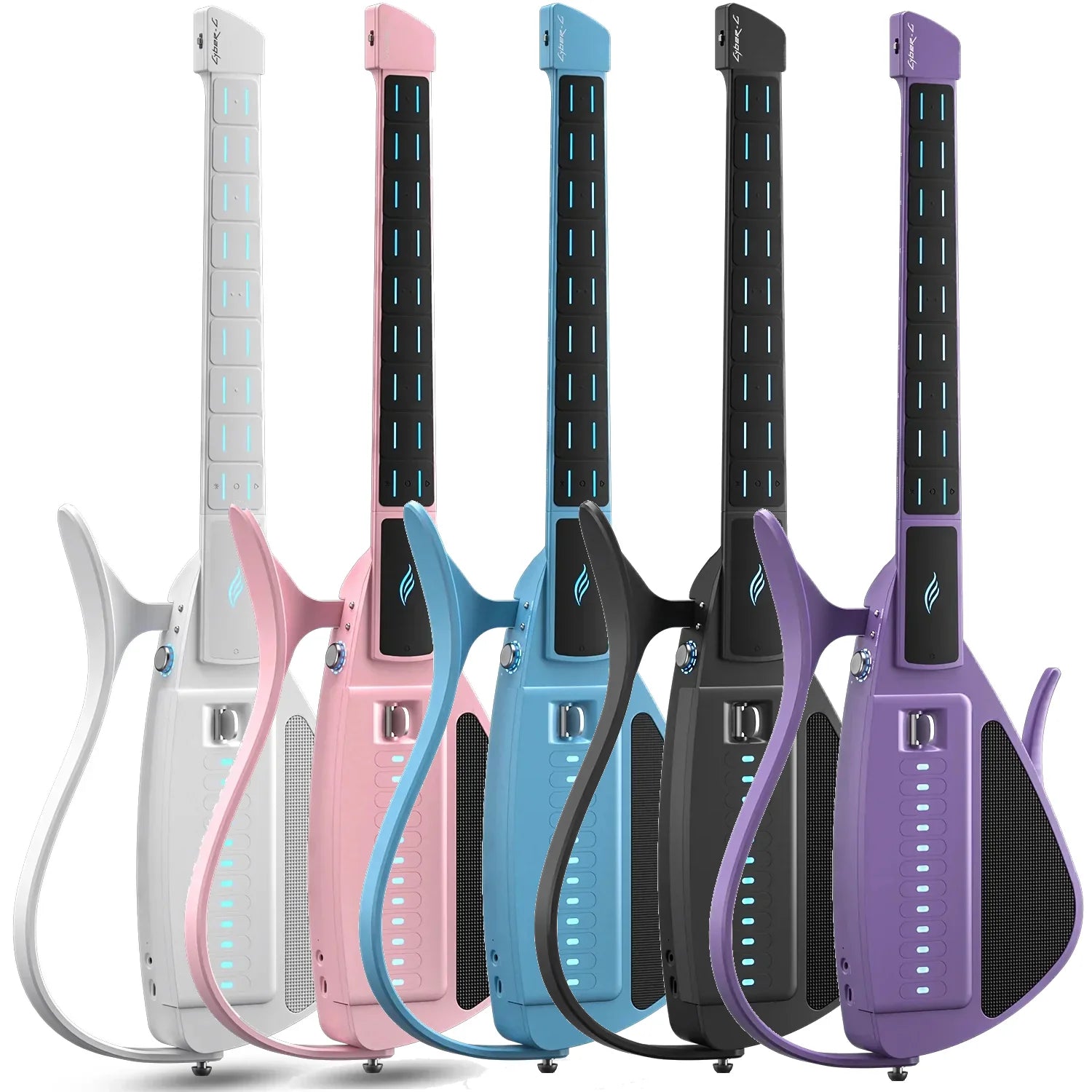 Đàn Guitar Enya Cyber G Stringless Pick Module, White