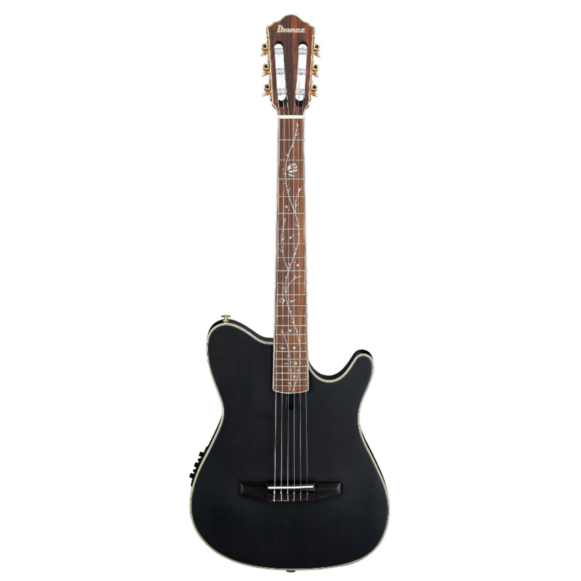 Đàn Guitar Classic Ibanez TOD10N-TKF Tim Henson Signature Nylon String Guitar, Transparent Black Flat