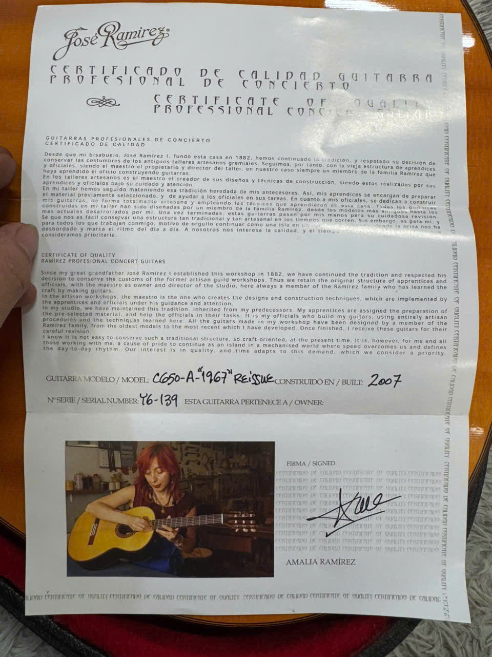 Đàn Guitar Classic Jose Ramirez 1A