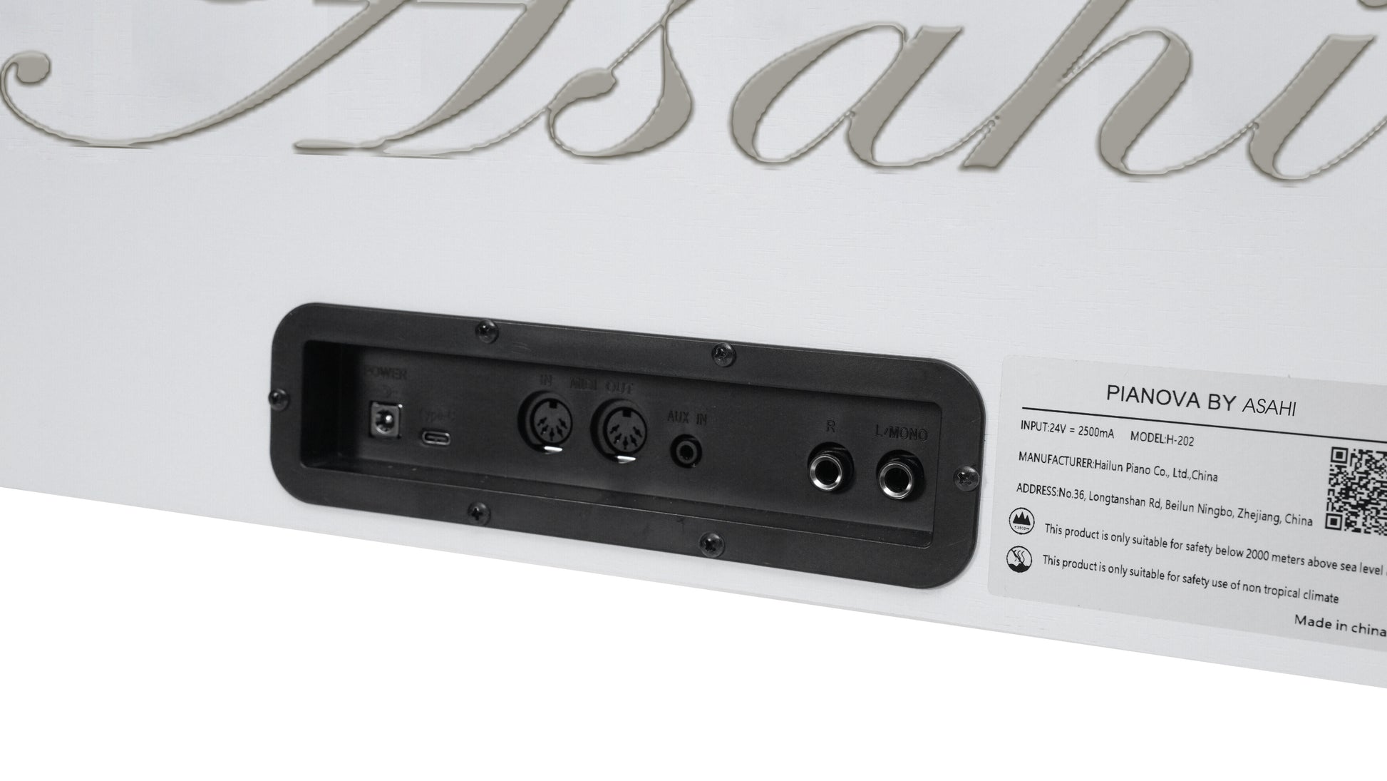 Đàn Piano Điện Asahi Aurora Series A202, White