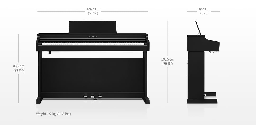 Đàn Piano Điện Kawai CX202, Premium Satin Black