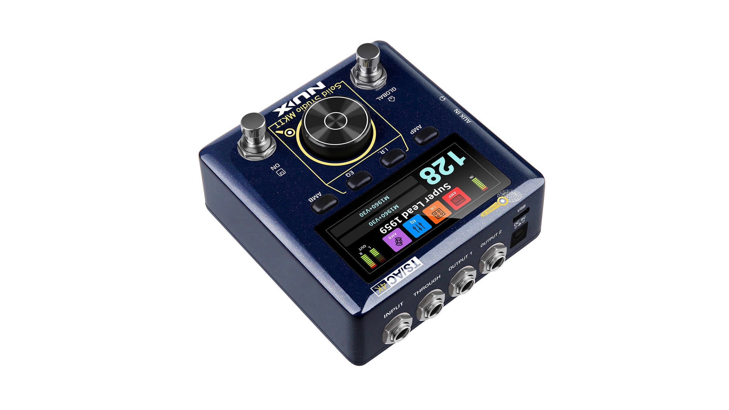 Pedal Guitar Nux Solid Studio MKII