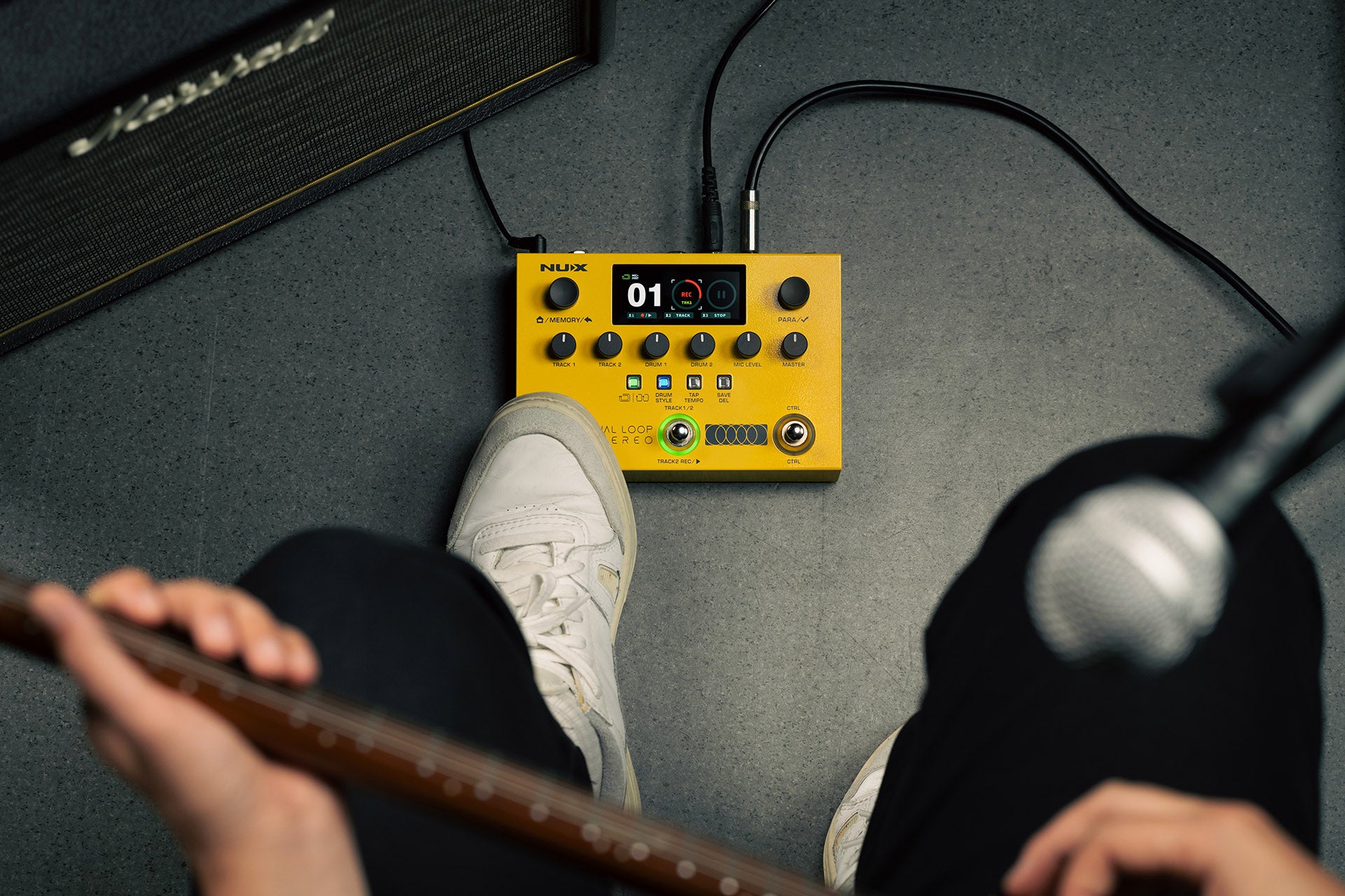 Pedal Guitar Nux Dual Loop Stereo