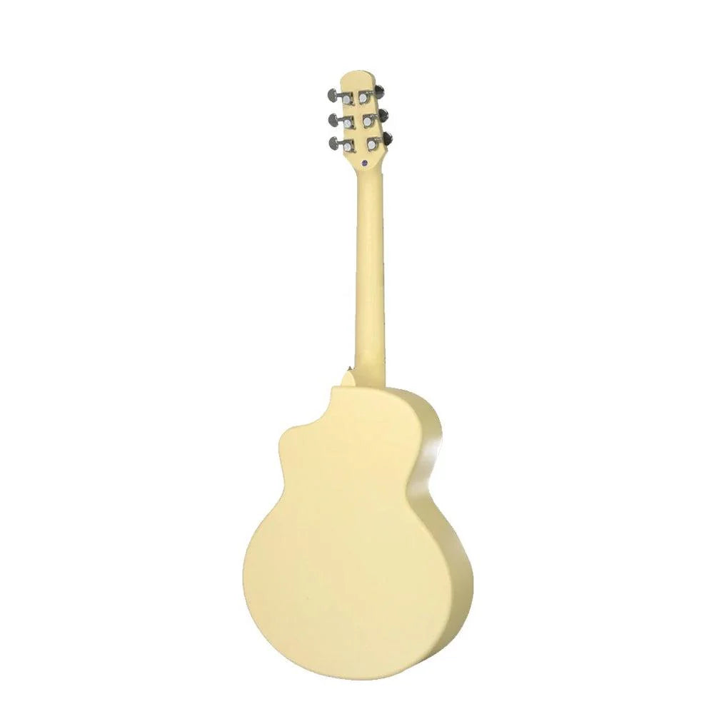 Đàn Guitar Acoustic Daisy D100 34 Inch Size 1/2, White w/Bag
