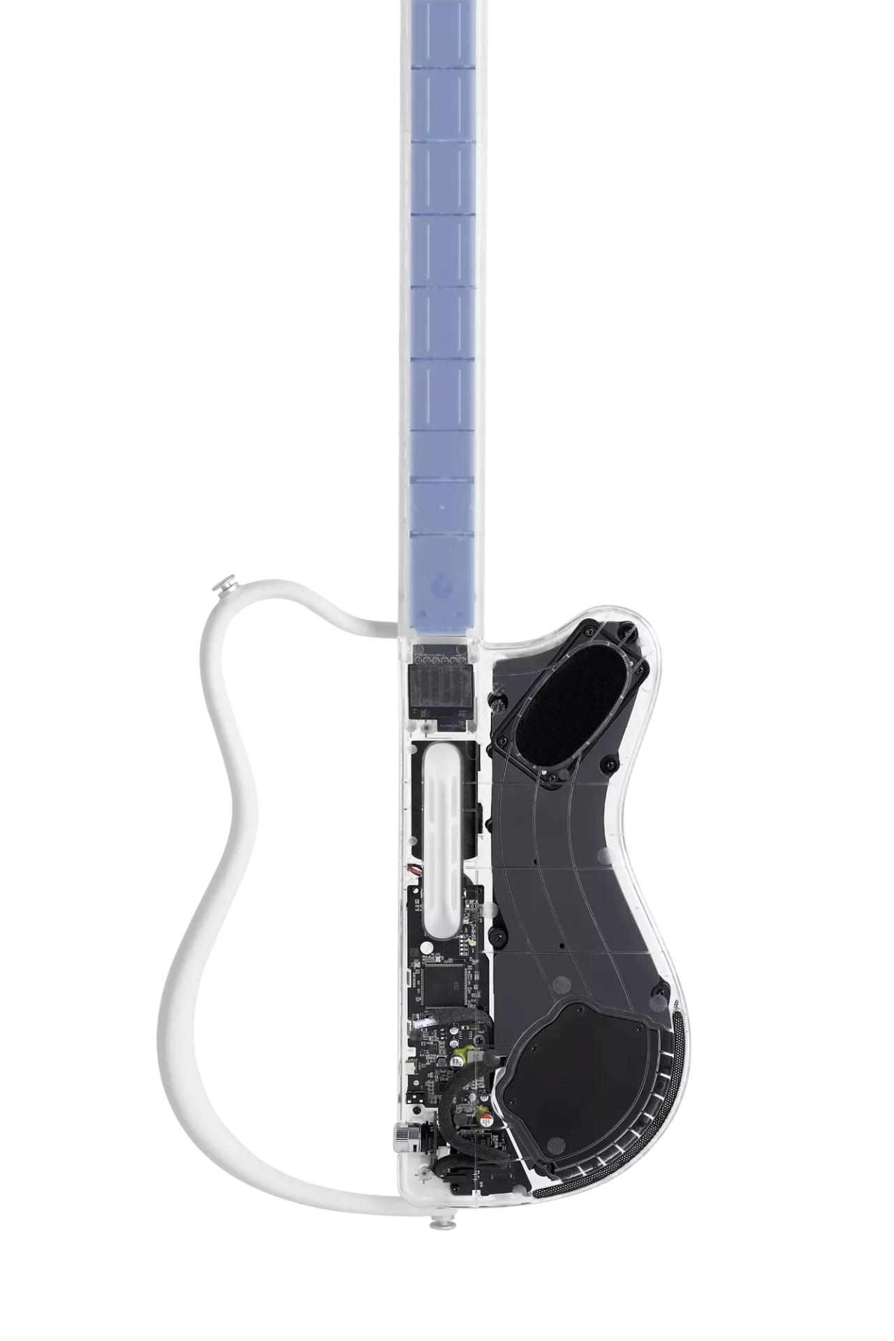 Đàn Guitar Silent Lava Genie Stringless Smart Guitar, White