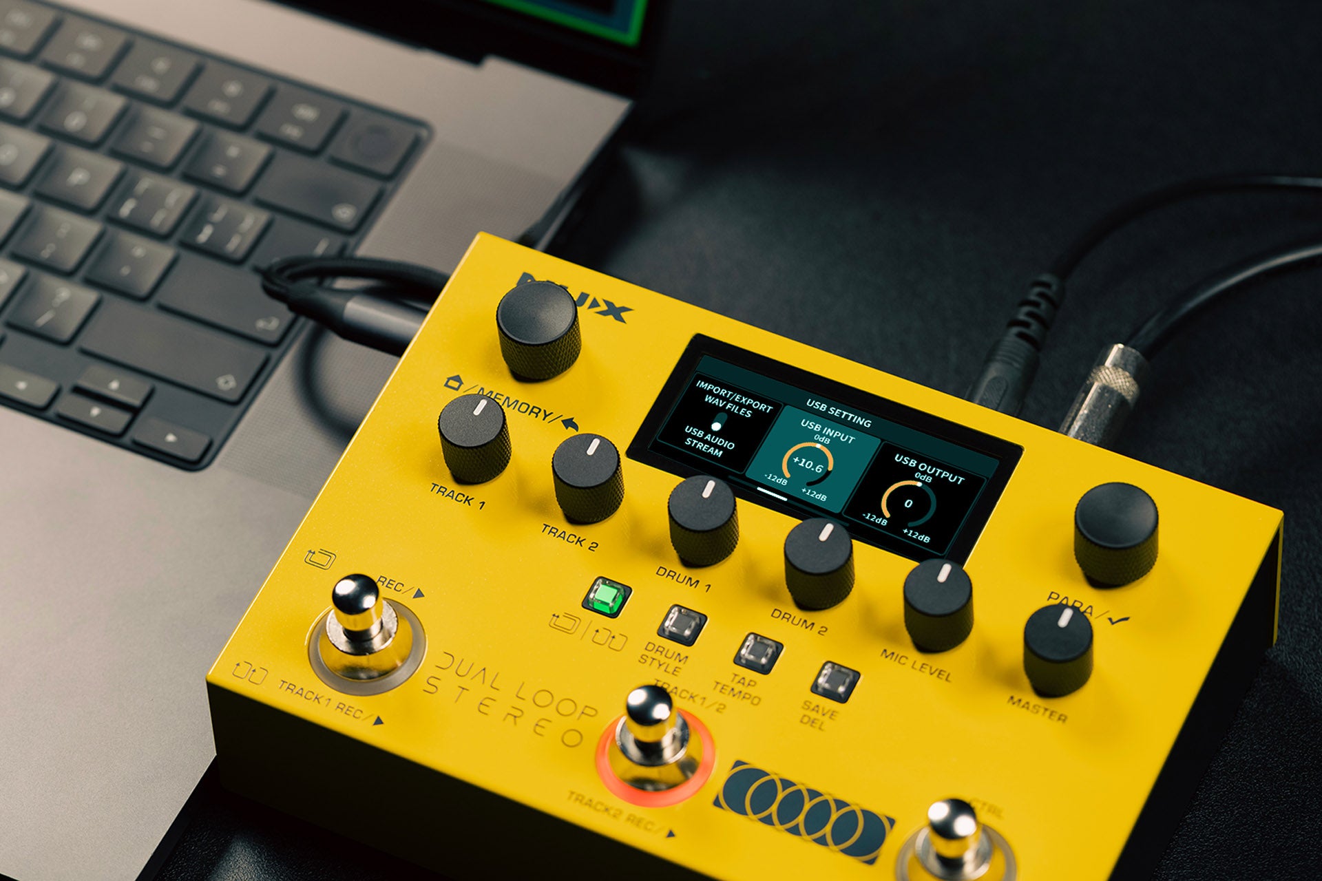 Pedal Guitar Nux Dual Loop Stereo