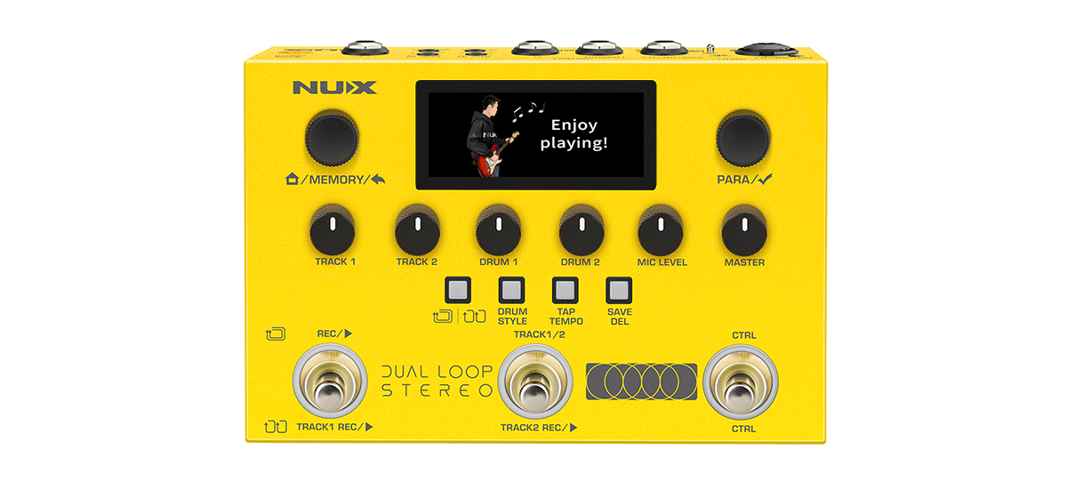Pedal Guitar Nux Dual Loop Stereo