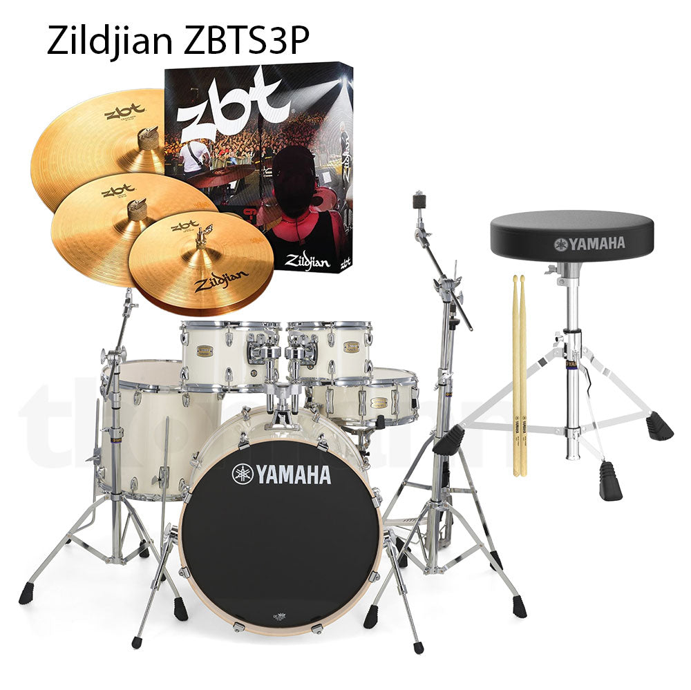 Trống Cơ Yamaha Stage Custom Birch SBP0F5 + Hardware Yamaha HW780 + Cymbal Zildjian ZBTS3P