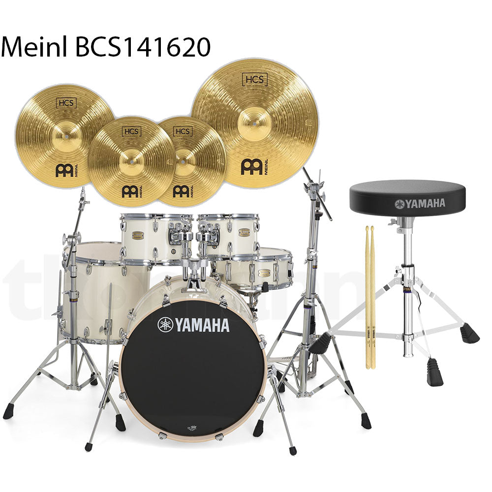 Trống Cơ Yamaha Stage Custom Birch SBP2F5 + Hardware Yamaha HW780 + Cymbal Meinl BCS141620