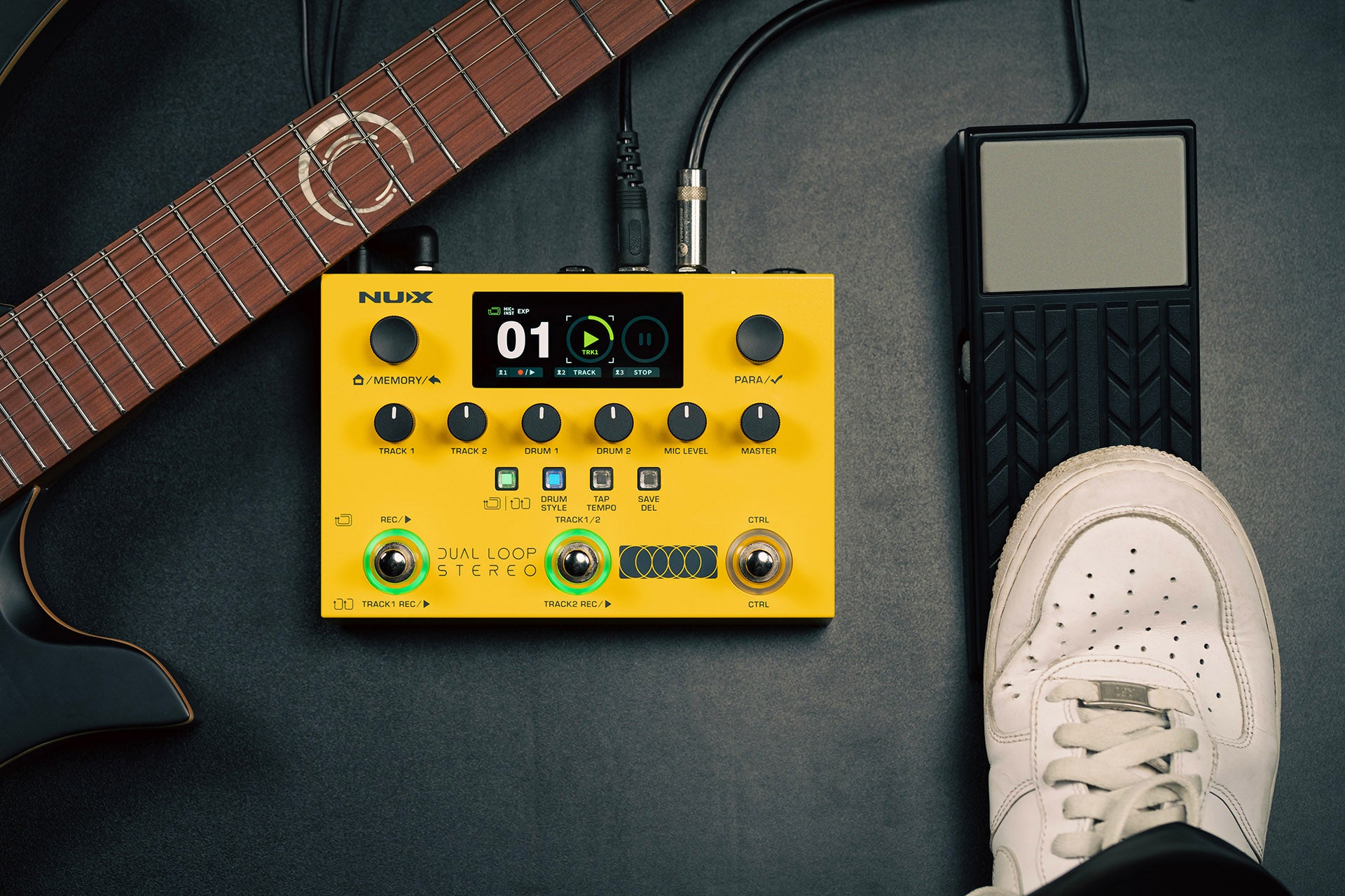 Pedal Guitar Nux Dual Loop Stereo
