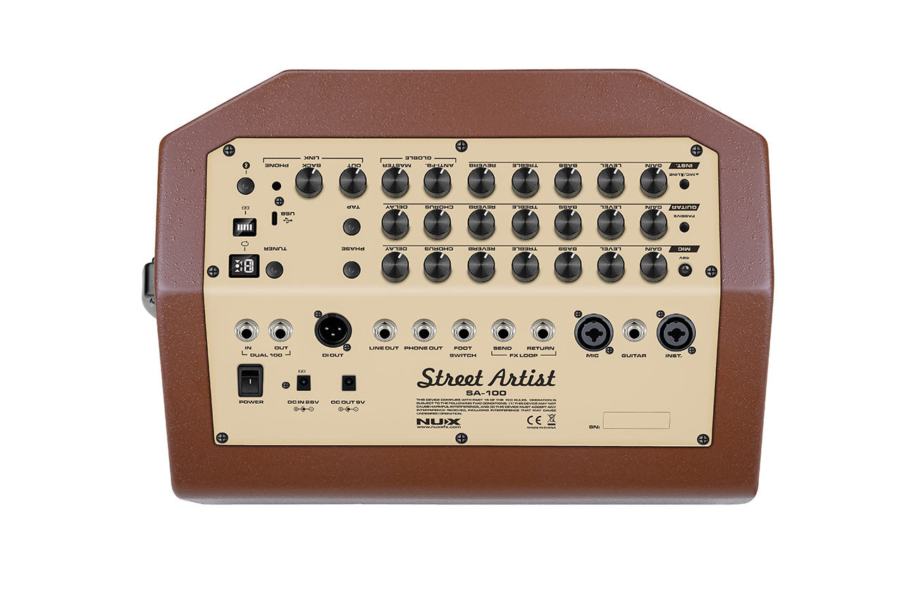 Amplifier Nux SA100, Acoustic Guitar Amplifier