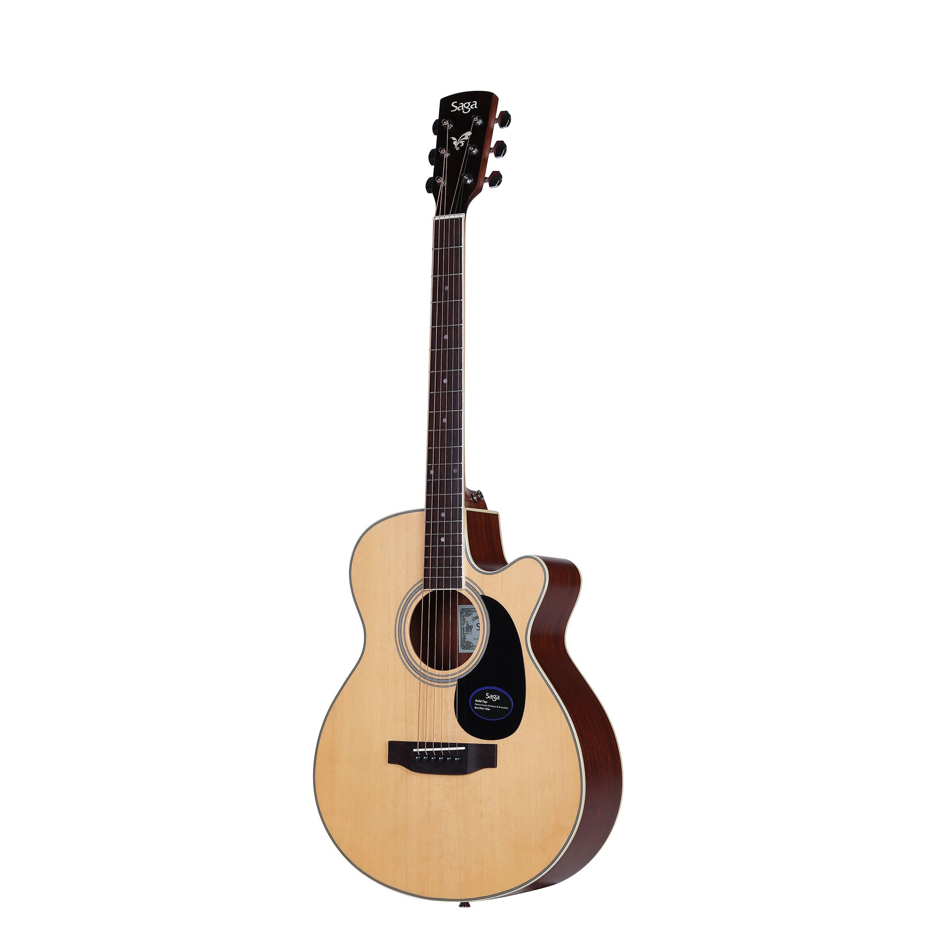 Đàn Guitar Acoustic Saga SA700C, Natural w/Bag