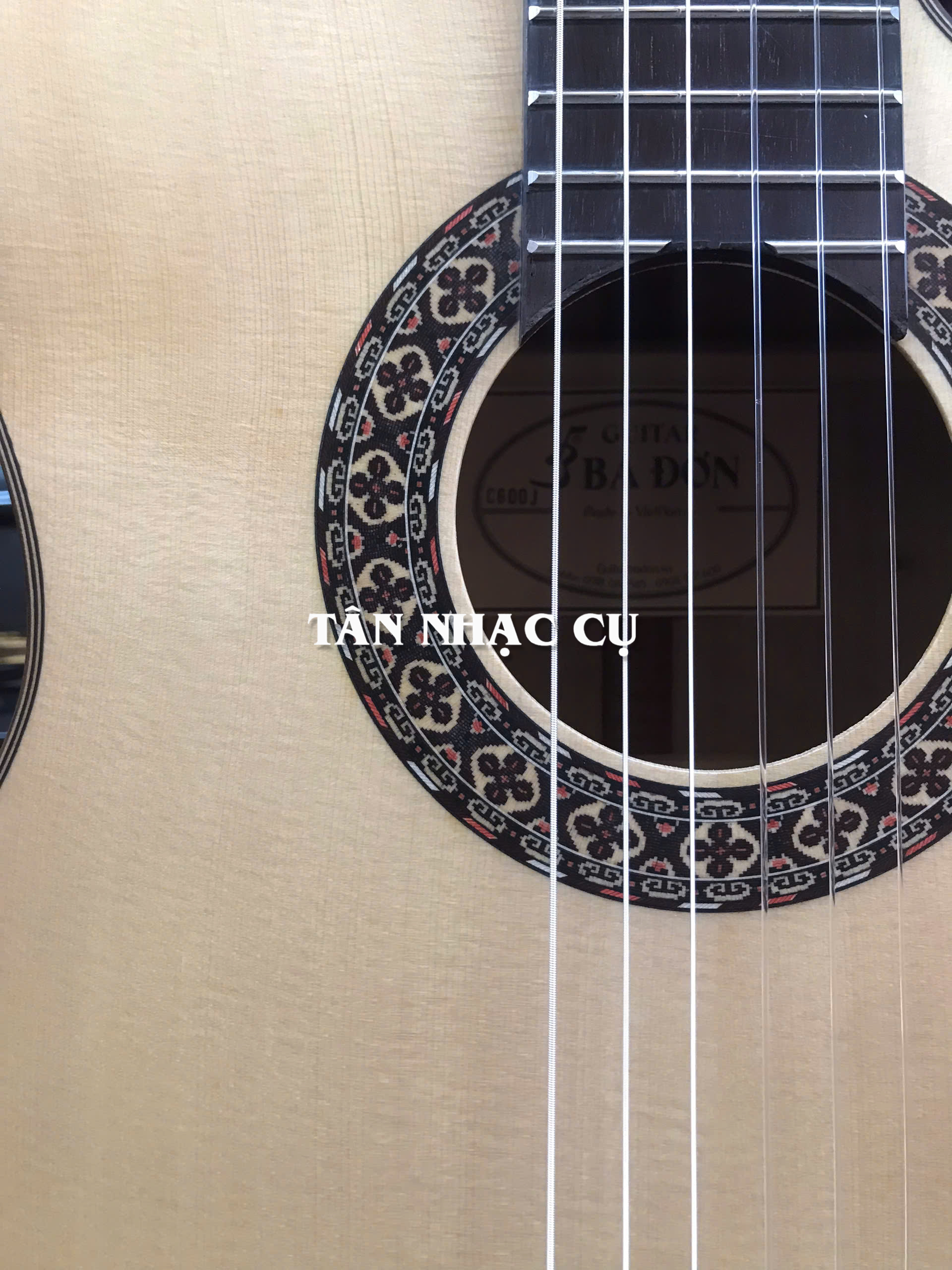 Đàn Guitar Classic Ba Đờn C600J Gỗ Còng, EQ Fishman Presys II