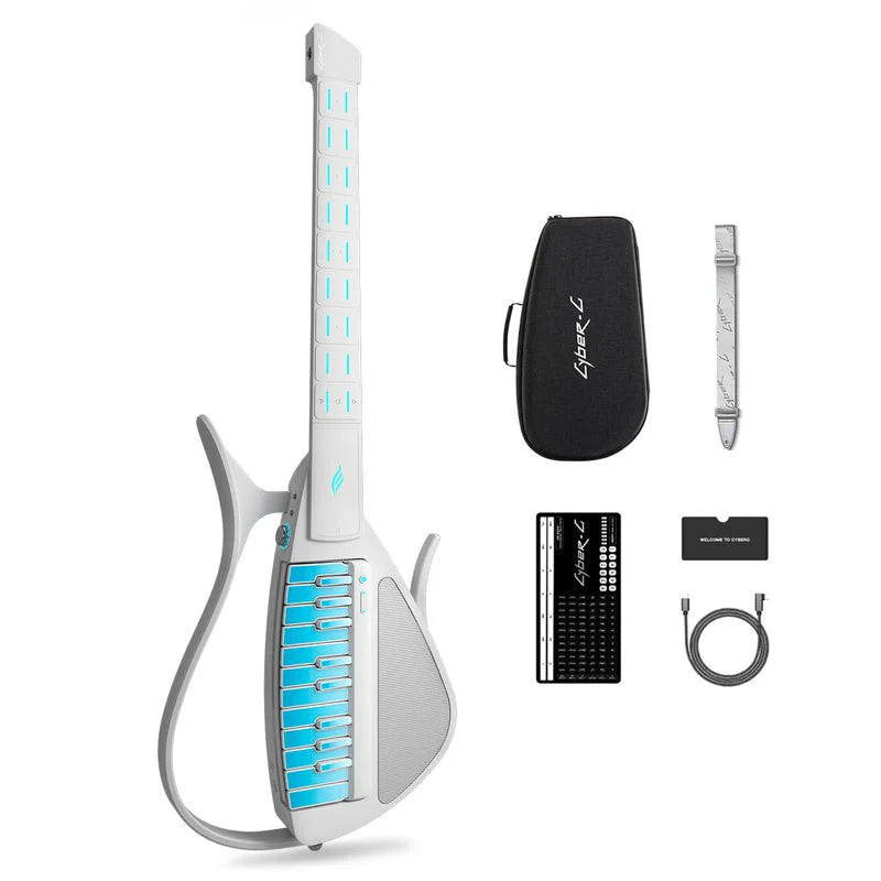 Đàn Guitar Enya Cyber G Stringless Keyboard Module, White