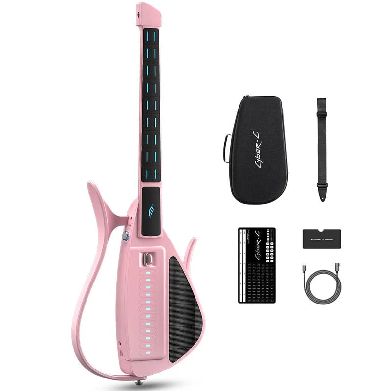 Đàn Guitar Enya Cyber G Stringless Pick Module, Pink