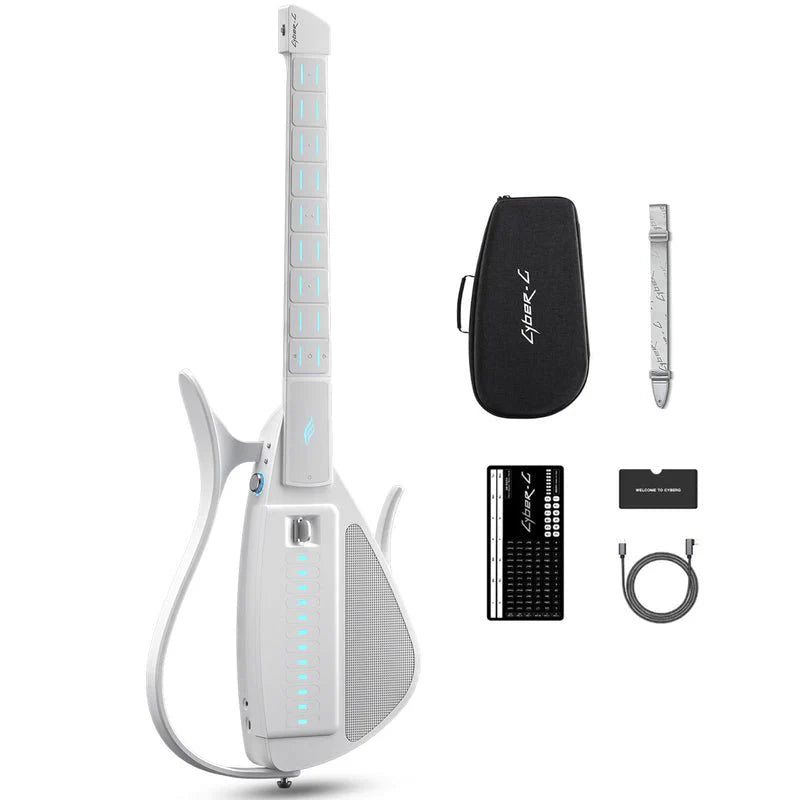 Đàn Guitar Enya Cyber G Stringless Pick Module, White