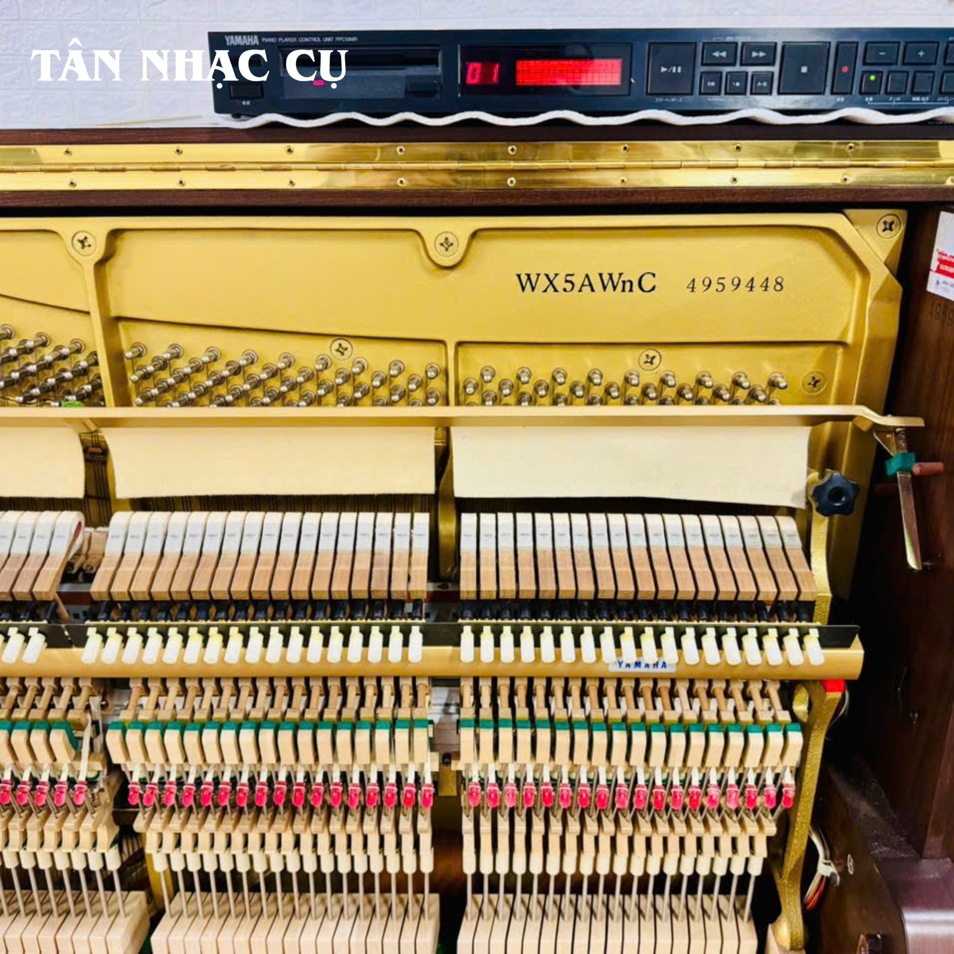 Đàn Piano Cơ Upright Yamaha WX5 AWnC Auto Play