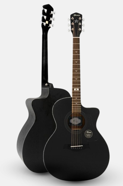 Đàn Guitar Acoustic Mantic GT10AC, Black
