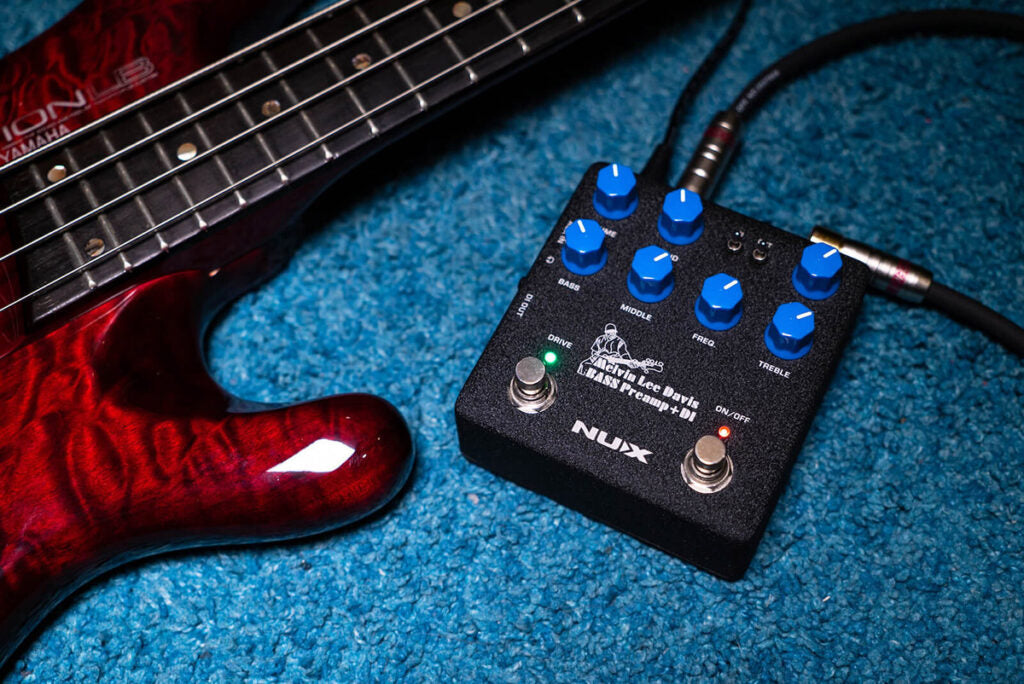 Pedal Guitar Bass Nux MLD Bass Preamp + DI NBP5, Melvin Lee Davis Signature