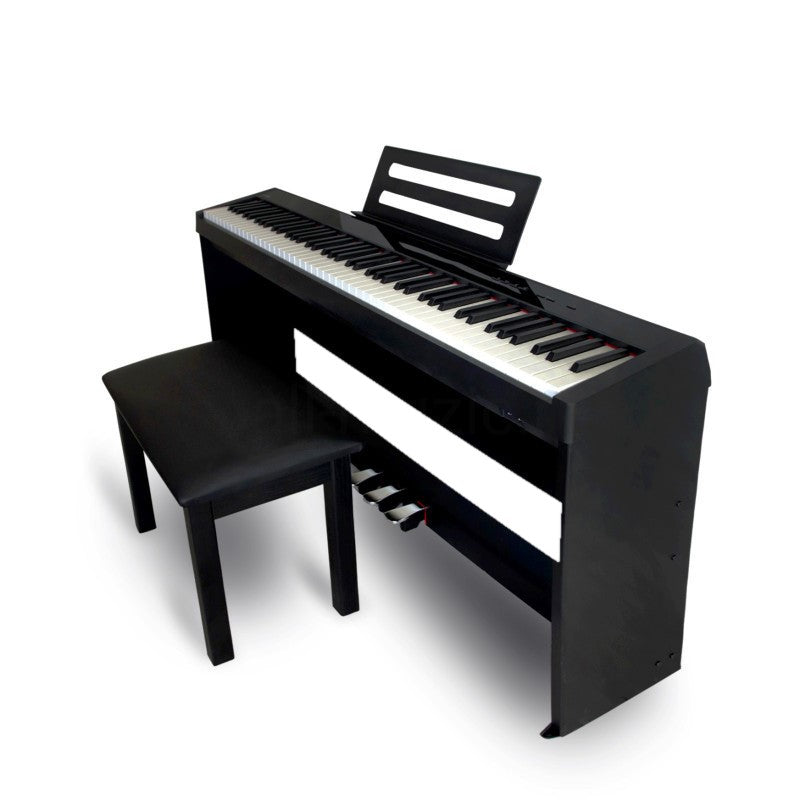 Đàn Piano Điện Nux NPK10, Black, Kèm Chân Gỗ