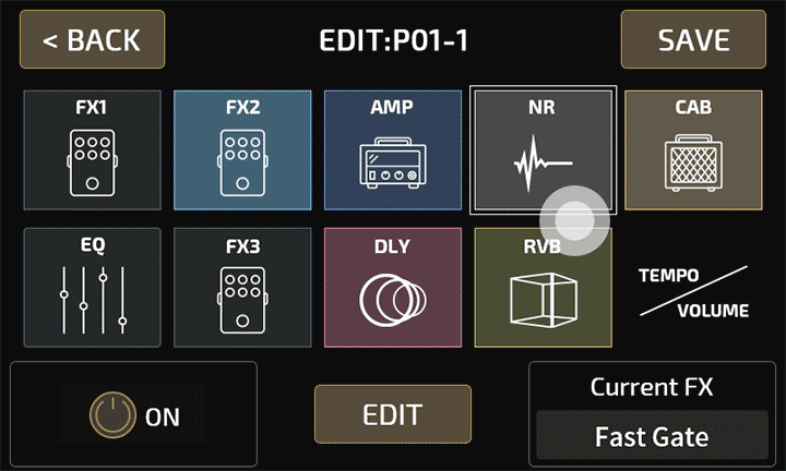 Pedal Guitar Hotone Ampero One MP80 Amp Modeler and Effects Processor