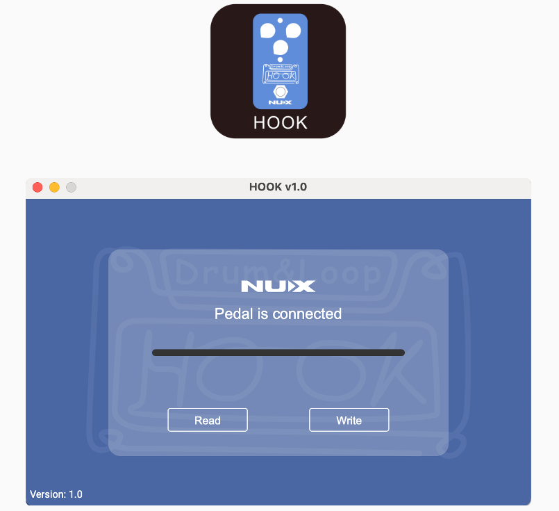 Pedal Guitar Nux HOOK Drum & Loop NDL3, Mini Looper with Phones Out