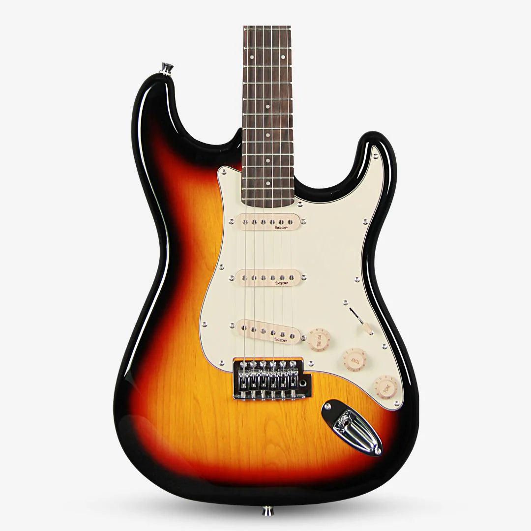 Đàn Guitar Điện Sqoe SEST200 SSS Electric Guitar,  Rosewood Fingerboard, Sunburst