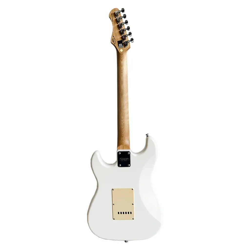 Đàn Guitar Điện Sqoe SEST200 SSS Electric Guitar,  Rosewood Fingerboard, White