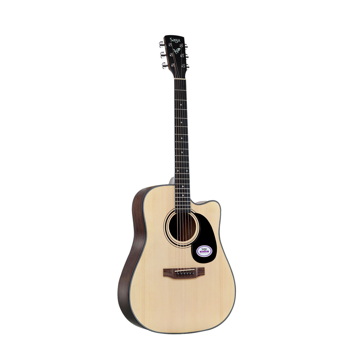 Đàn guitar acoustic Saga SF600C – ảnh chính hãng, mặt trước